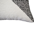 Almofada Manesh Preto e Branco 45x45cm Inspire