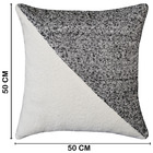 Almofada Manesh Preto e Branco 45x45cm Inspire