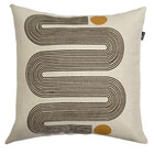 Almofada Manny Soft Marrom 40x40cm - Serigrafada Frente E Ver