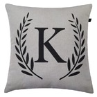 Almofada Mescla K 40x40cm Preto - Capa Com Enchimento