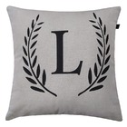 Almofada Mescla L 40x40cm Preto - Capa Com Enchimento