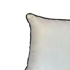 Almofada Quadrado Mint Jacquard Branco 45x45