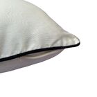 Almofada Quadrado Mint Jacquard Branco 45x45