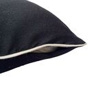 Almofada Quadrado Mint Jacquard Preto 45x45