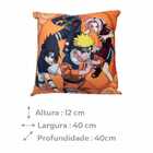 Almofada Naruto Equipe 7 Veludo 40x40 Cm