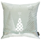 Almofada Natal Belchior 43x43cm Modelo:árvore Prata