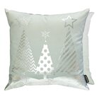 Almofada Natal Belchior 43x43cm Modelo:árvore Prata