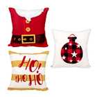 Almofada Natal Estampada Decorativa 3 Unidades 40cm X 40cm Te