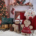 Almofada Natalina Boneca Ginger Bella 445473 37x53cm Belchior