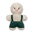 Almofada Natalina Ginger Bem Jr. C/ Bordado E Aplicação 26x33