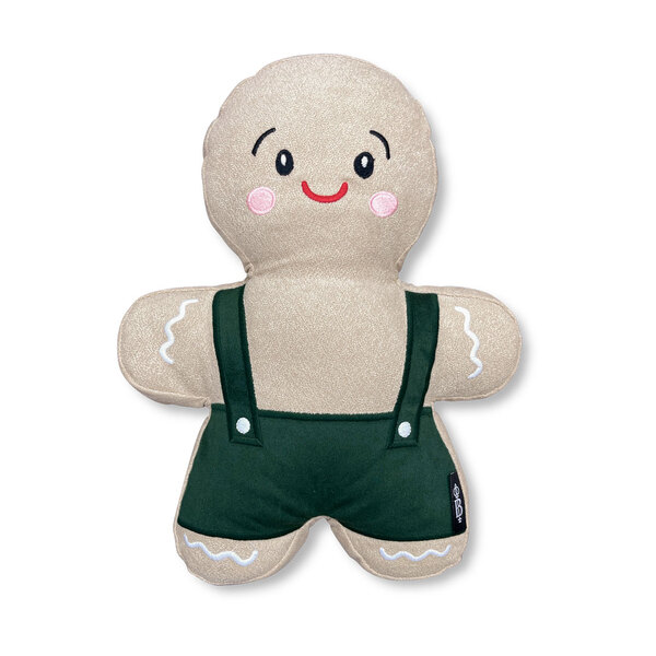 Almofada Natalina Ginger Bem Jr. C/ Bordado E Aplicação 26x33