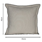 Almofada Nathalie Bege 45x45cm Inspire