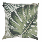 Almofada Linho Naturalismo Costela de Adão Verde 43x43cm Inspire