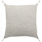 Almofada Quadrada Neural Tecido Marrom 43x43cm