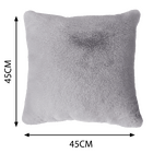 Almofada Quadrada New Swanny Cinza 45x45cm Inspire