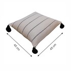 Almofada Quadrado Niray Algodão Natural 45x45cm