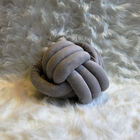 Almofada Nó Escandinavo Cinza