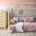 Almofada Nó Malha Rosa 33cm