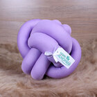 Almofada Nó Para Cama Lilás, Rosa E Verde Água 3 Unidades