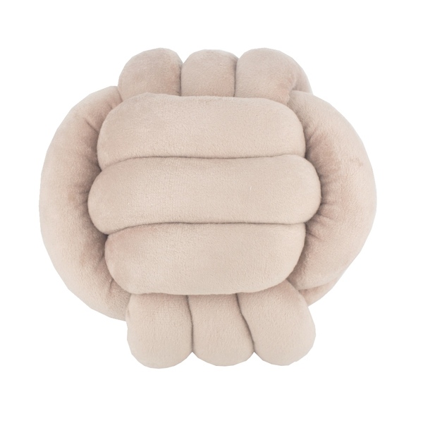 Almofada Nó Para Decorar - Nude - 26cm