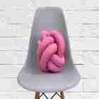 Almofada Nó - Rosa Chiclete