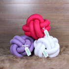 Almofada Nózinho Escandinavo Lilás, Pink E Branco 3 Unidades