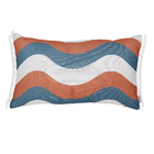 Almofada Retangular Onda Melon Laranja 30x50cm Speciatta