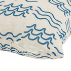 Almofada Quadrada Ondas Tecido Rosa 12x43cm