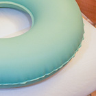 Almofada Ortopédica Redonda Com Orifício Inflável 2 Em 1 Vari