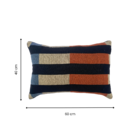 Almofada Retangular Oslo Jaccquard Laranja 40x60cm