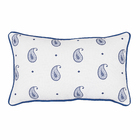 Almofada Paisley Poliéster Azul 30x50cm