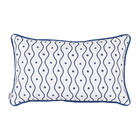 Almofada Paisley Poliéster Azul 30x50cm