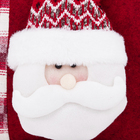 Almofada Papai Noel Vermelha e Branca 36x36cm Cromus