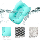 Almofada Para Banho Azul Bebê Lorben Boia Flutuante Anatômica