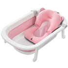 Almofada Para Banho Rosa Bebê Lorben Boia Flutuante Anatômica