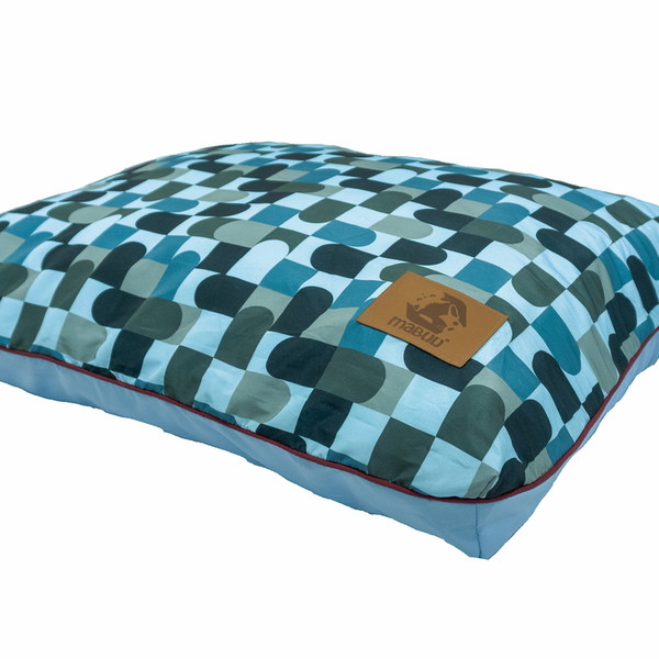 Almofada Para Cachorro Mabuu Pet - Abstrato Azul - P