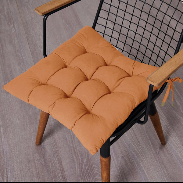 Almofada Para Cadeira Futton Ox 40x40cm - *laranja