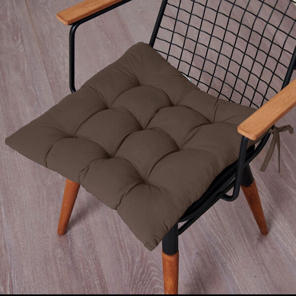 Almofada Para Cadeira Futton Ox 40x40cm - Marrom