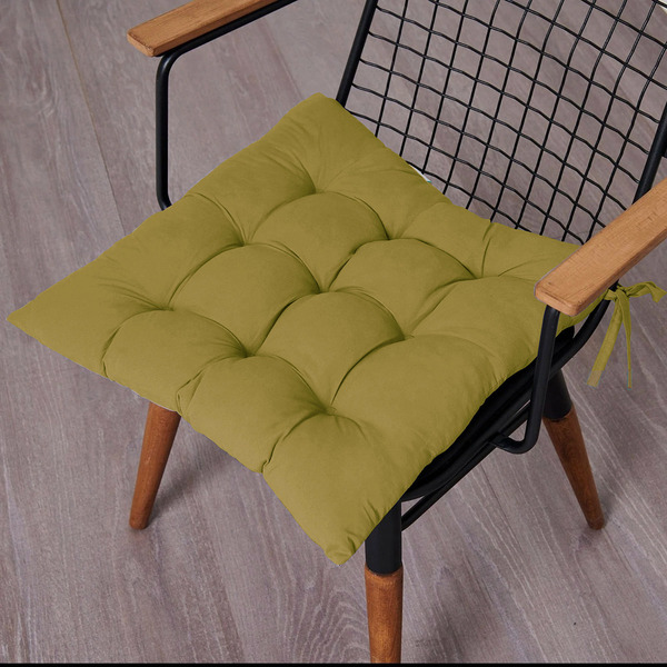 Almofada Para Cadeira Futton Ox 40x40cm - Mostarda
