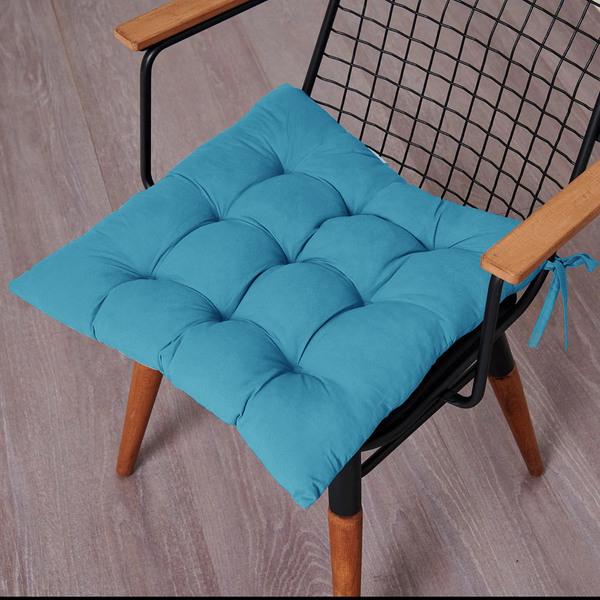 Almofada Para Cadeira Futton Ox 40x40cm - Turquesa