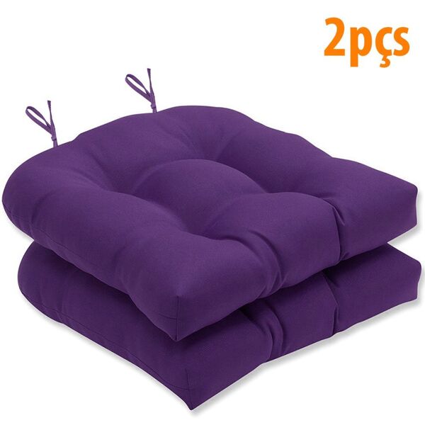 Almofada Para Cadeira Futton Solid 40x40cm - 2pçs - *lilás Es