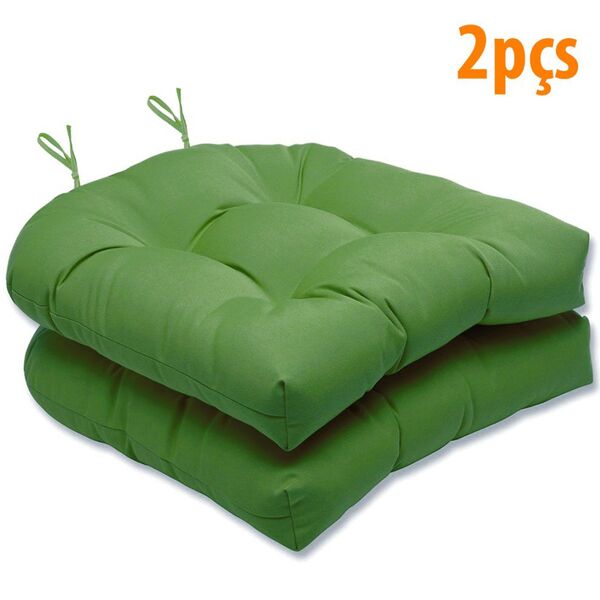 Almofada Para Cadeira Futton Solid 40x40cm - 2pçs - *verde