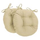 Almofada Para Cadeira Redondo Ø40cm - 2pçs - *creme