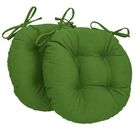 Almofada Para Cadeira Redondo Ø40cm - 2pçs - *verde Escuro