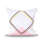 Almofada Para Cama Branca Estampada 4 Unidades 45cm X 45cm Co