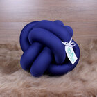 Almofada Para Cama Nó Escandinavo Azul, Branco E Vermelho 3 U