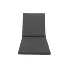 Almofada para Espreguiçadeira Cinza 107x63cm Naterial