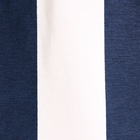Almofada Externa para Espreguiçadeira Hidrorrepelente Retangular 190x62cm Azul Listrado Navy Próxima Têxtil
