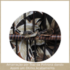 Almofada Para Poltronas Sofá Cadeiras Bambu Vime 120x60 Imper