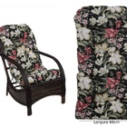 Almofada Para Poltronas Sofá Cadeiras Bambu Vime 120x60 Imper